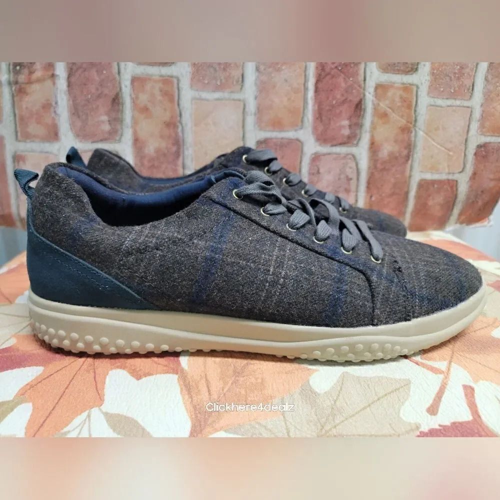 Vince Camuto Designer Hardell Flannel Plaid Casual Sneaker Men’s Size 13